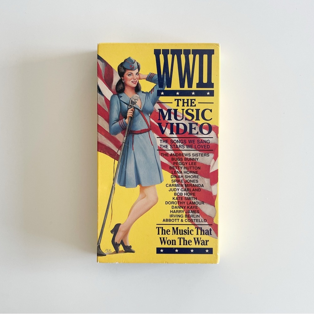 WWII The Music Video 1990 VHS The Music That Won the War rare